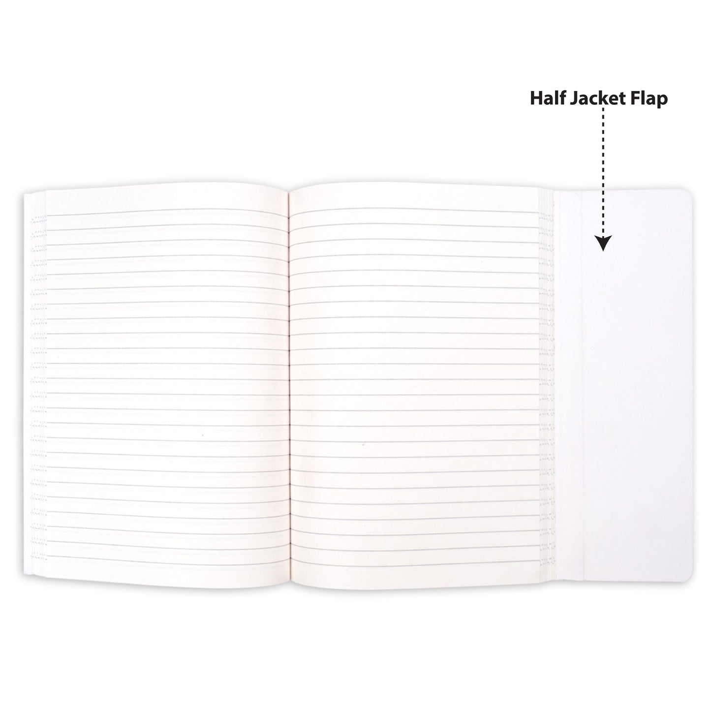 Metallic Floral Cream A5 Softbound With Half Jacket Notebook