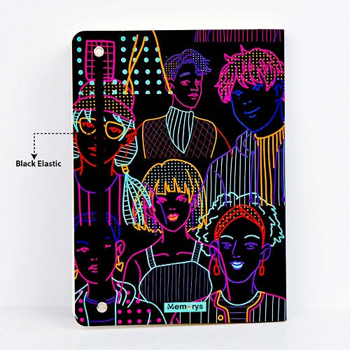 Jazzy Faces Softbound Notebook