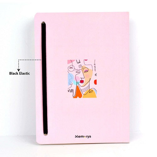 Abstract Faces Softcover Notebook
