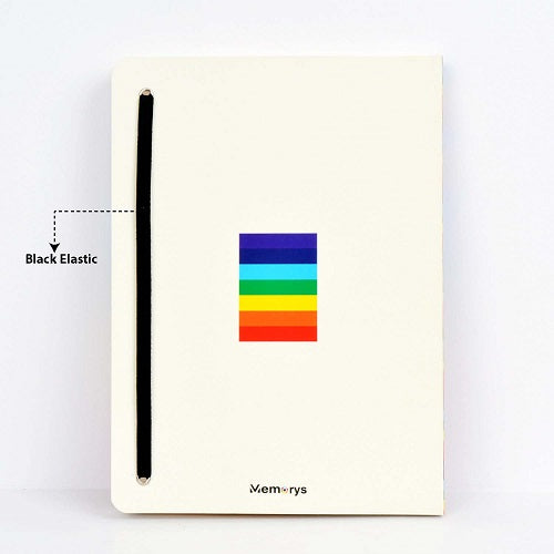 Rainbow stripes Softbound Notebook
