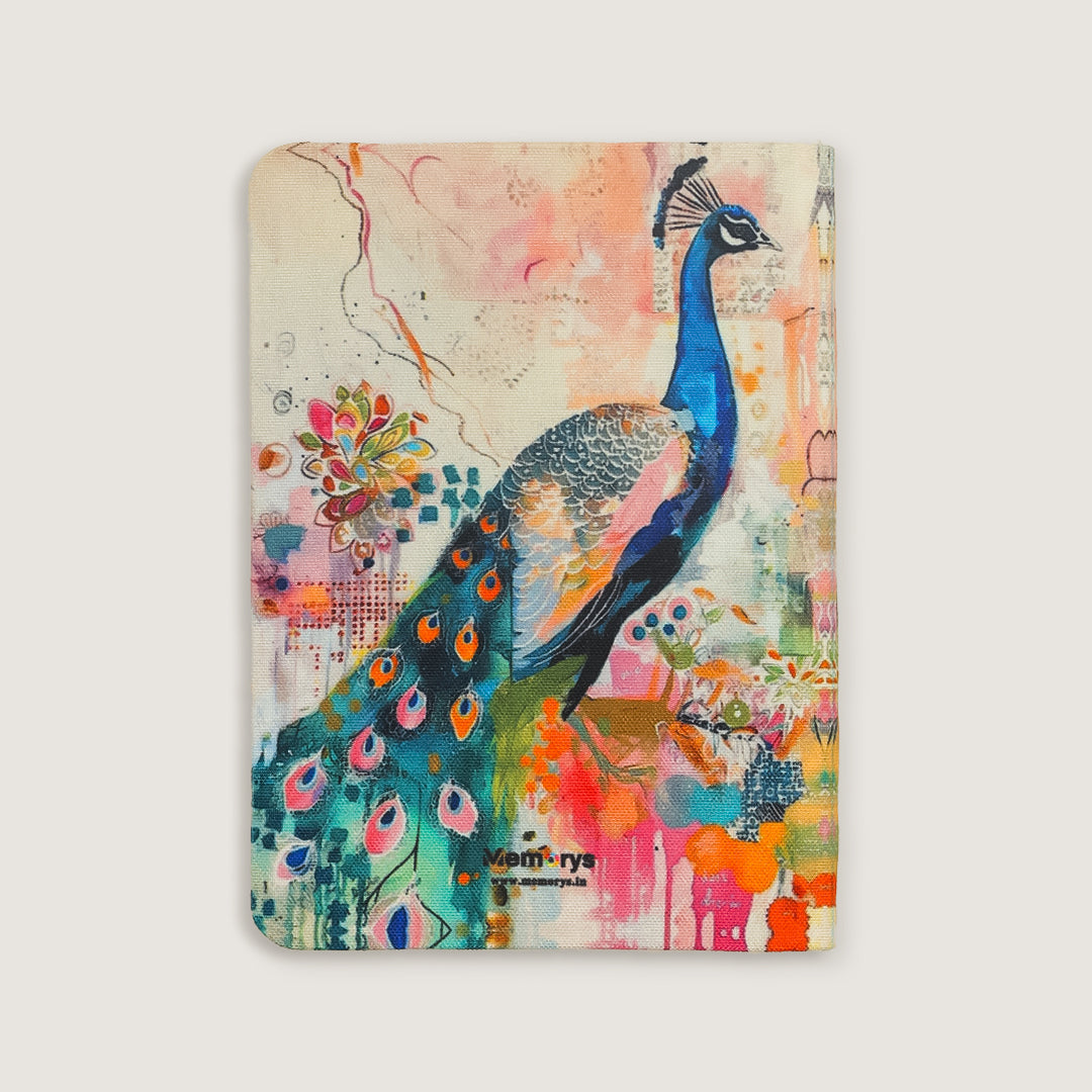 A5 Threaded Thoughts Series - Peacock Bloom