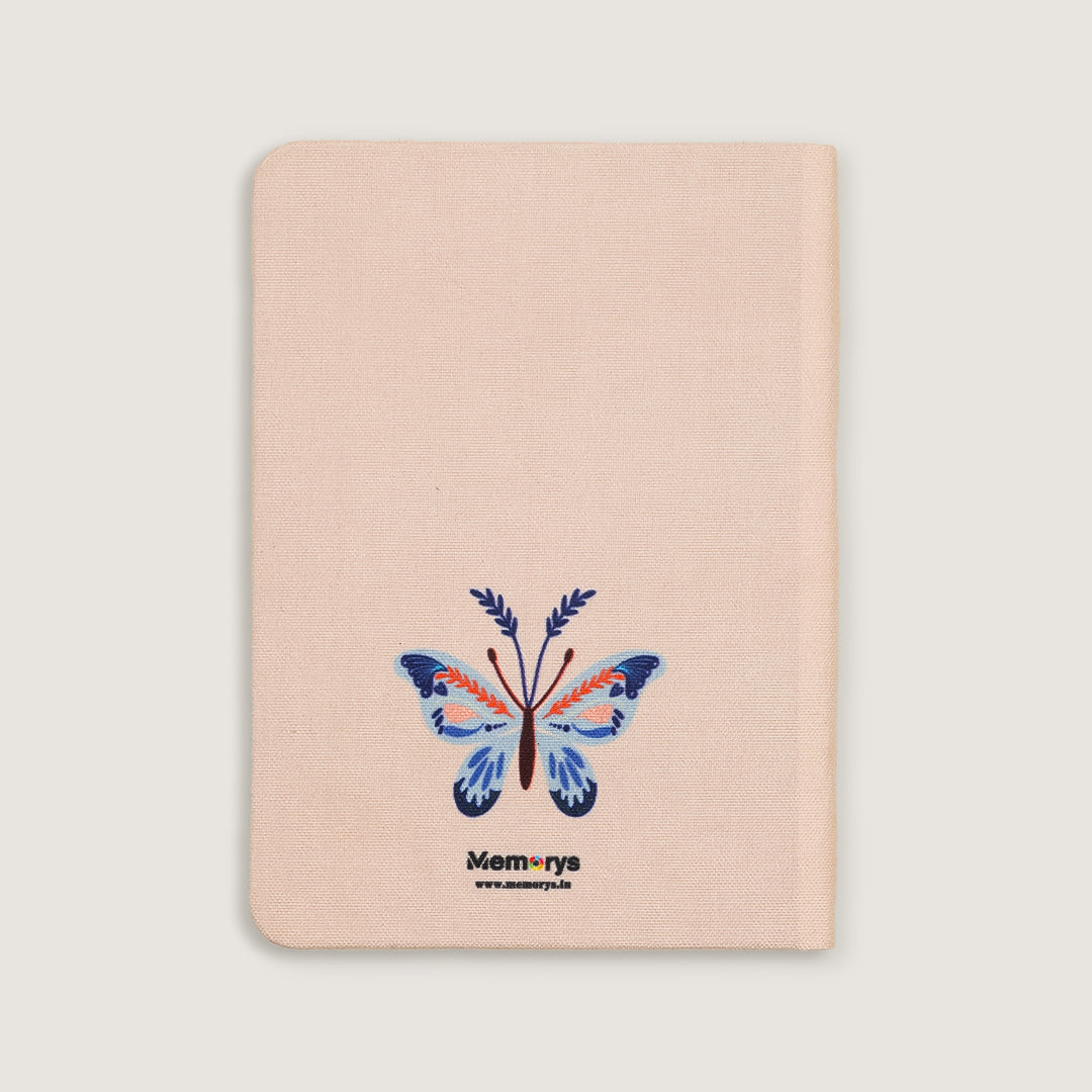 A5 Threaded Thoughts Series - Butterfly Blush