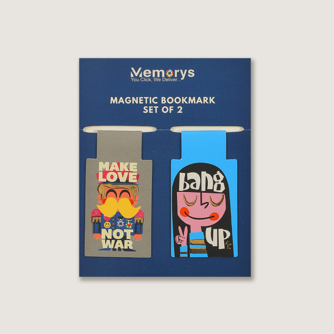 Magnetic Bookmarks (Set of 2) - Bold Words