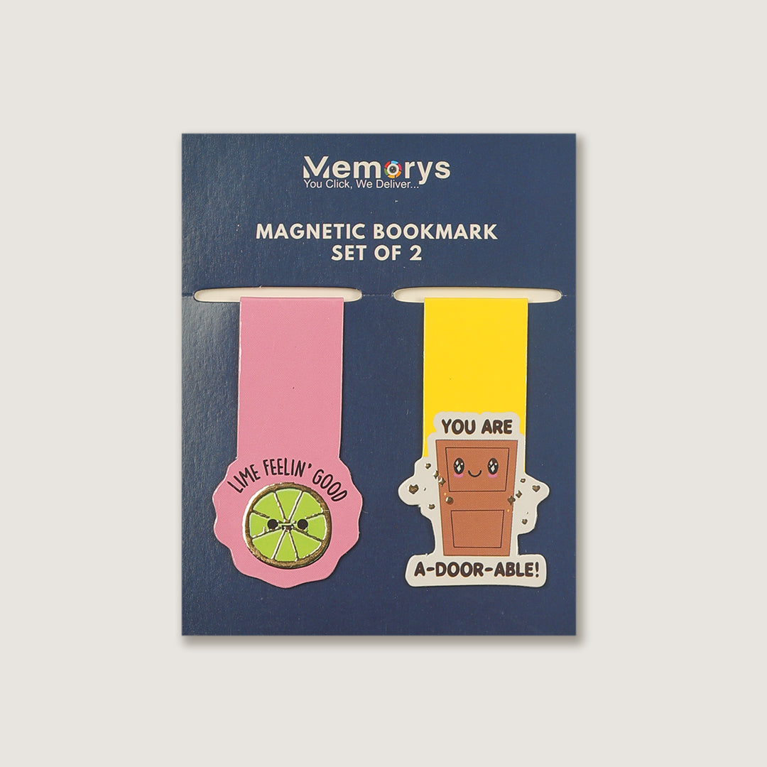 Magnetic Bookmarks (Set of 2) - Happy Vibes