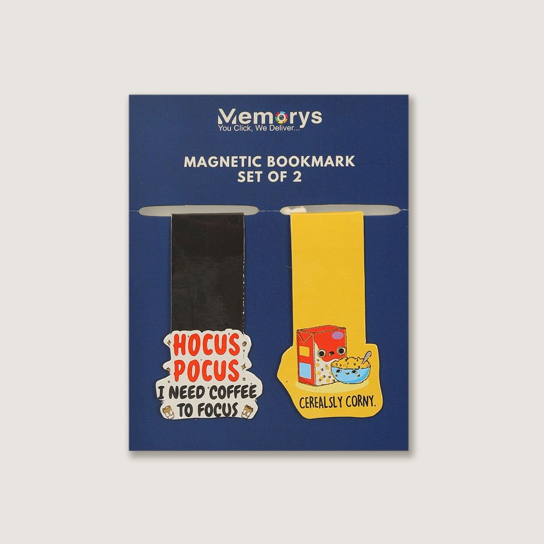 Magnetic Bookmarks (Set of 2) - Coffee & Cereal