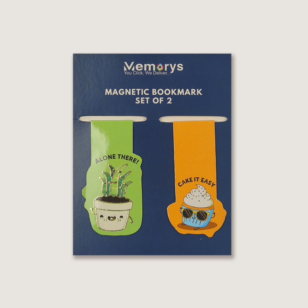 Magnetic Bookmarks (Set of 2) - Sunny Green