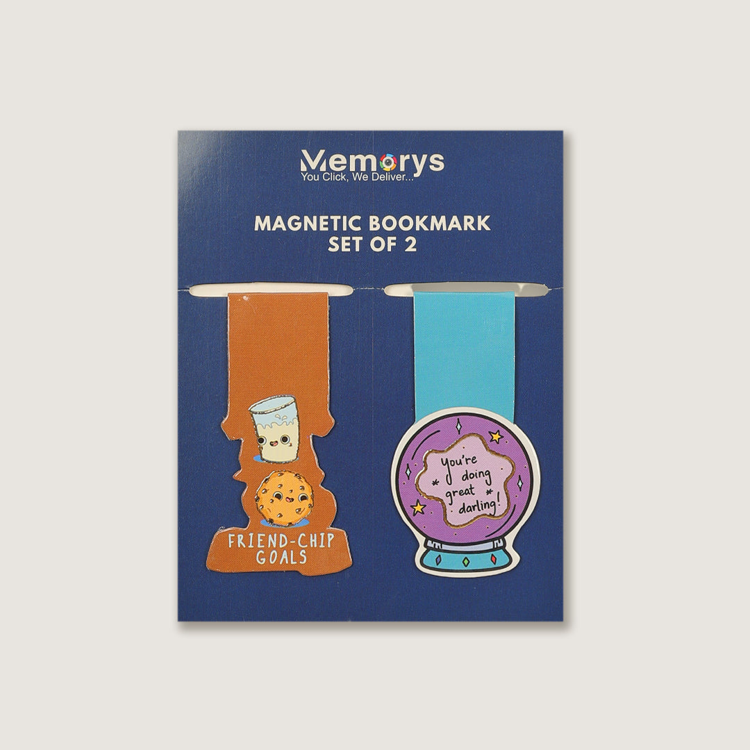 Magnetic Bookmarks (Set of 2) - Friendly Chips & Crystal Ball