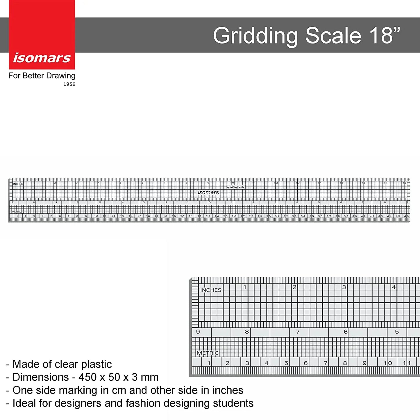 Isomars Gridding Scale- 18"