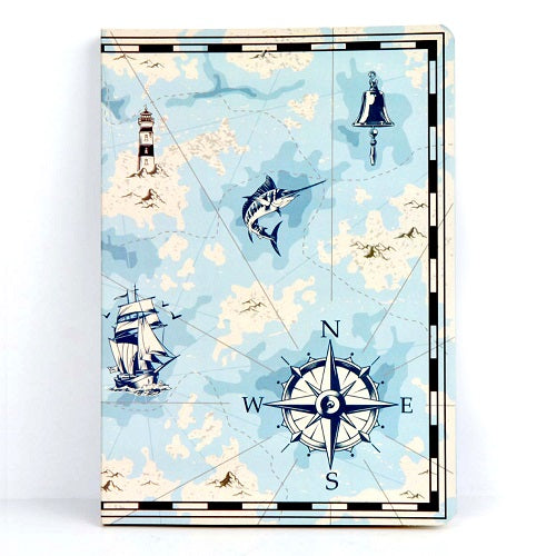 Vintage Map Softbound Notebook