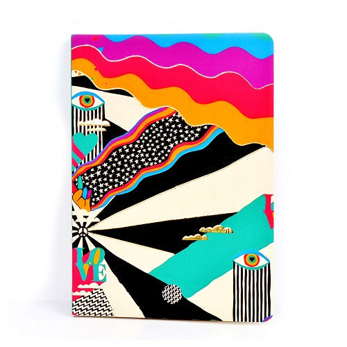 Abstract Eye Softcover Notebook