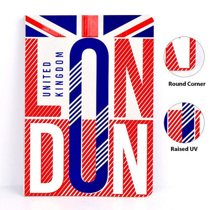 London Stripes Softbound Notebook