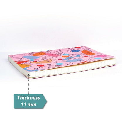 Abstract Faces Softcover Notebook