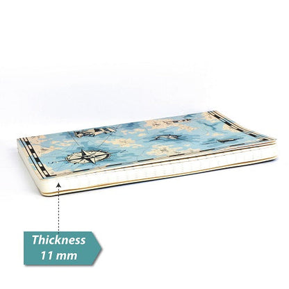 Vintage Map Softbound Notebook