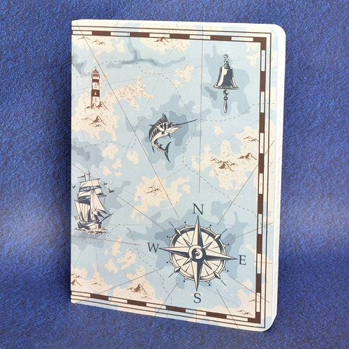 Vintage Map Softbound Notebook