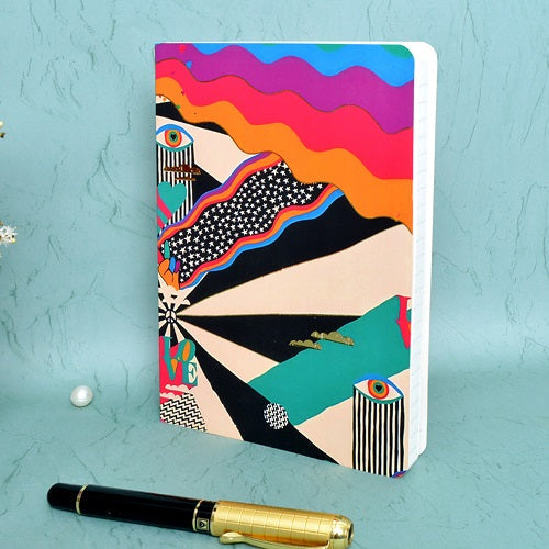 Abstract Eye Softcover Notebook