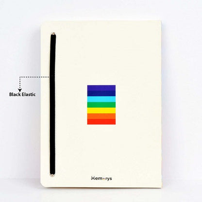 Rainbow stripes Softbound Notebook