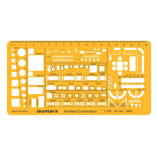 Isomars Architect Combination Template 1:100, Art #1853