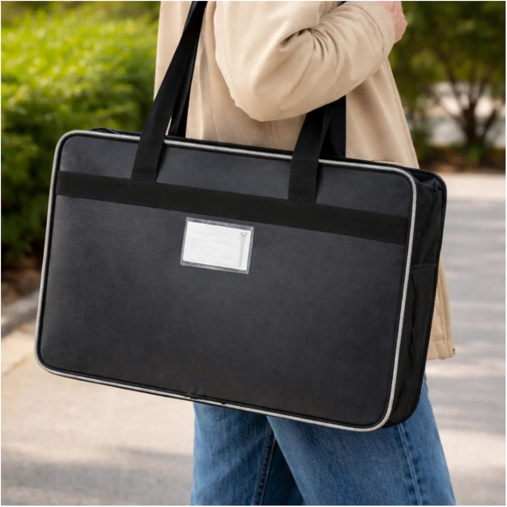 WORLDONE A1 (Bigger Size) | Faux Leather (PP) Portfolio Bag