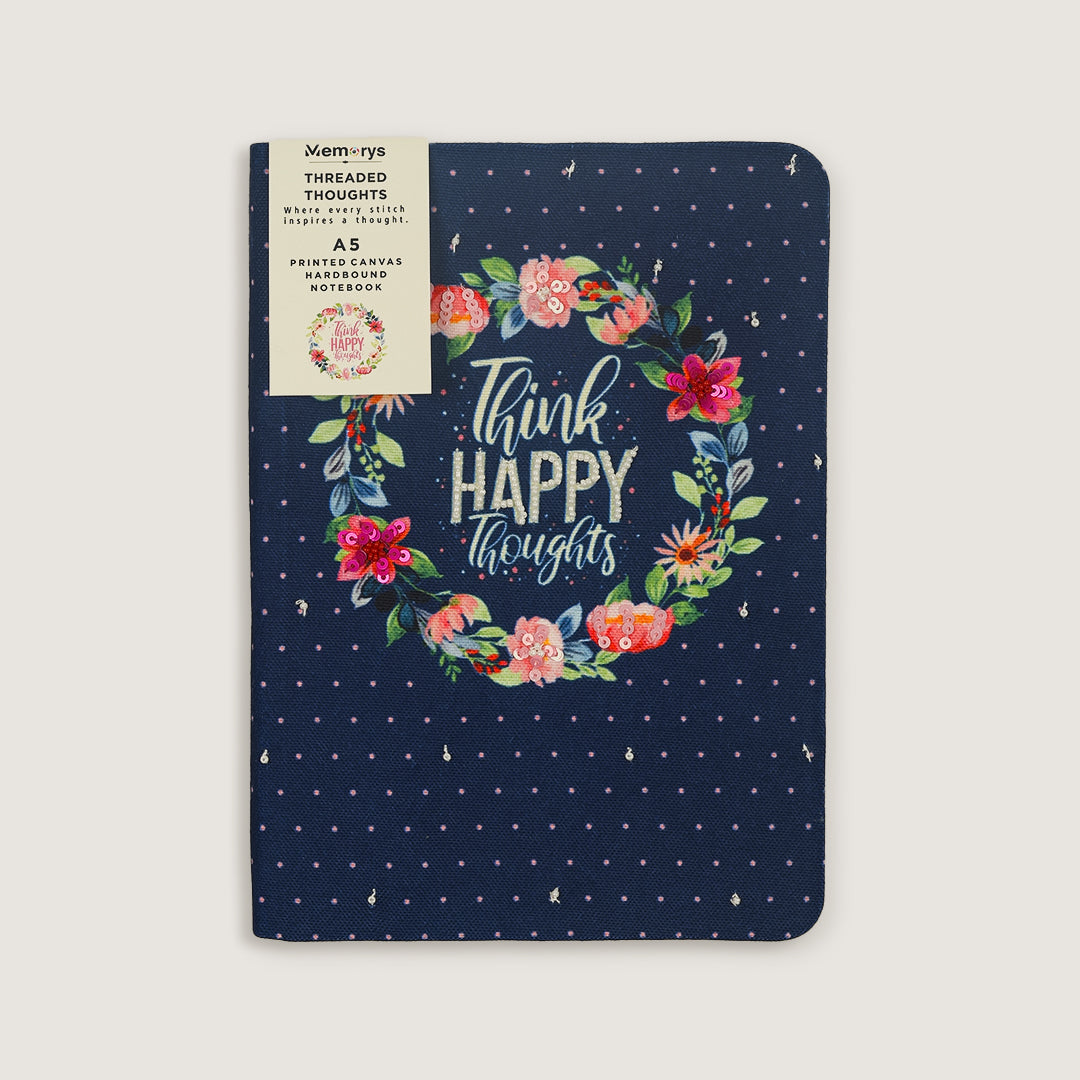 A5 Threaded Thoughts Series - Happy Thoughts