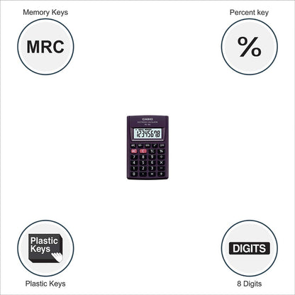 Casio HL-4A Portable Calculator, Extra Small Size