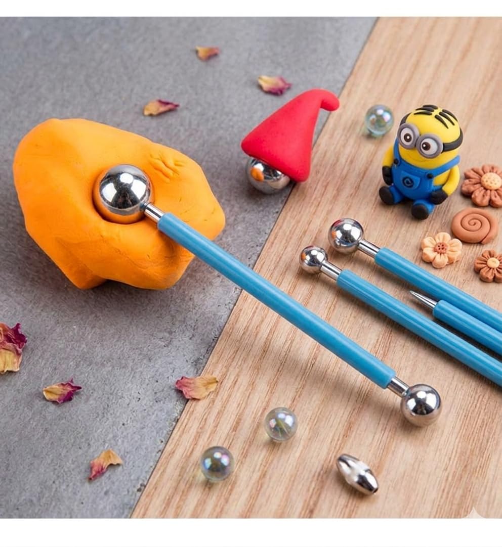 Modelling Ball Tools Set of 4, Double Ended