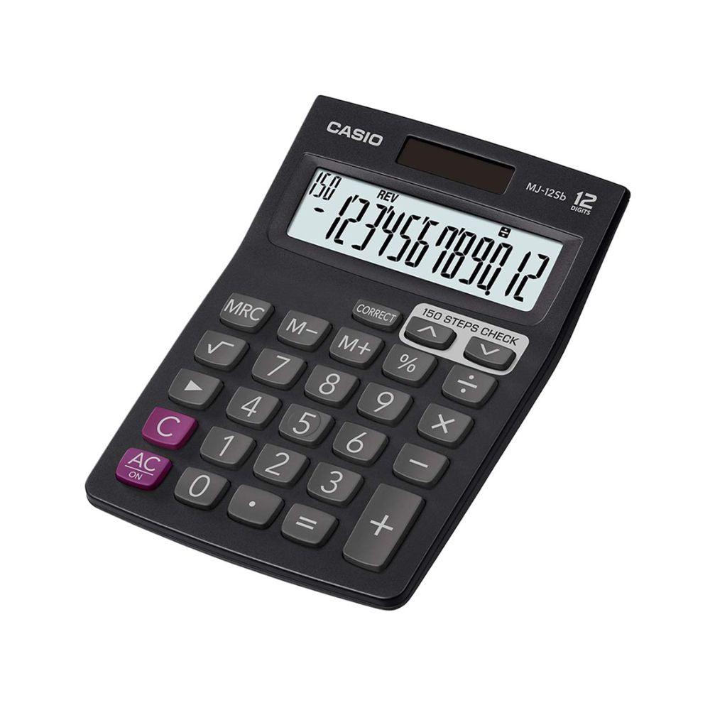 CASIO, Calculator MJ12SB - CHECK & CORRECT | 12 Digits | 150 Steps Check.
