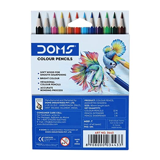 DOMS, Colour Pencil | Set of 12.