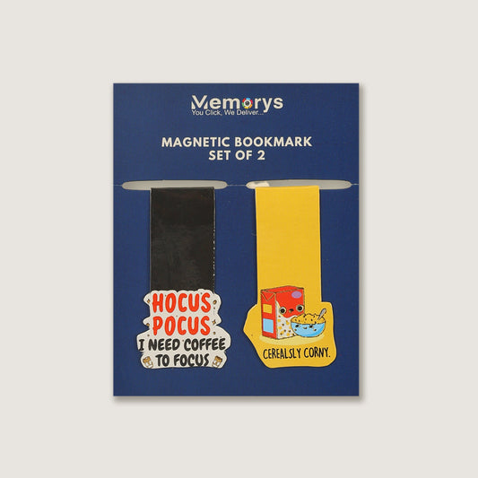 Magnetic Bookmarks (Set of 2) - Coffee & Cereal