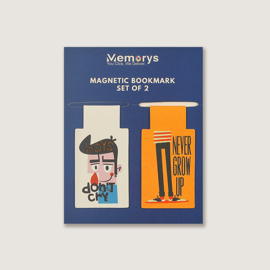 Magnetic Bookmarks (Set of 2) - Classic Faces