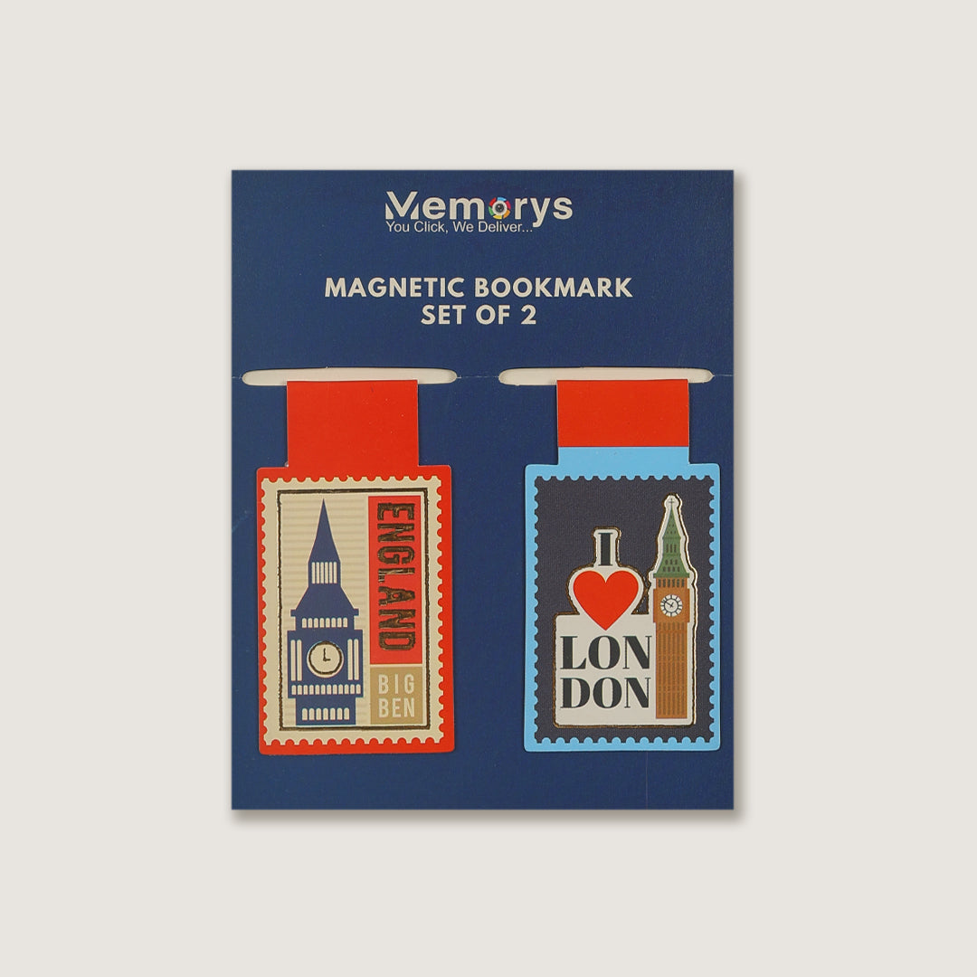 Magnetic Bookmarks (Set of 2) - London England