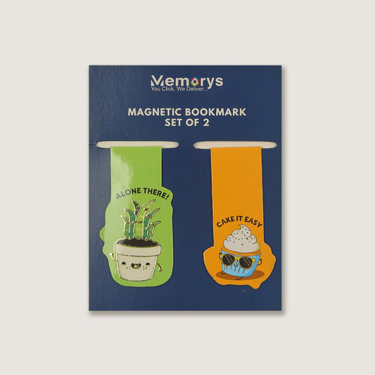 Magnetic Bookmarks (Set of 2) - Sunny Green