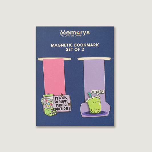Magnetic Bookmarks (Set of 2) - Floral Fiesta