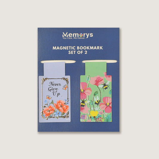 Magnetic Bookmarks (Set of 2) - Floral Fiesta