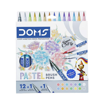 DOMS, Brush Pen | PASTEL | Set of 14.