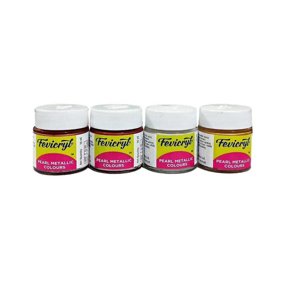 PIDILITE, Pearl Metallic Colours - FEVICRYL | Set of 4.