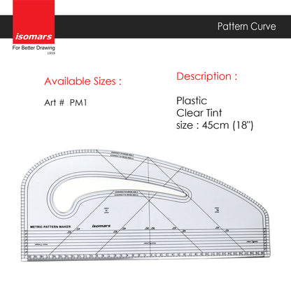 Isomars Pattern Curve- 18"