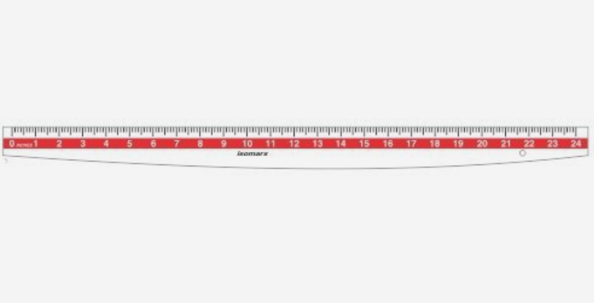 Isomars Arm Curve Ruler (24")