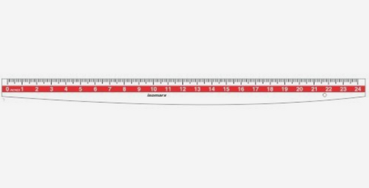 Isomars Arm Curve Ruler (24")