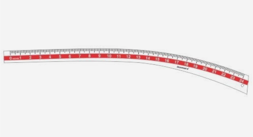 Isomars Hip Curve Ruler (24")