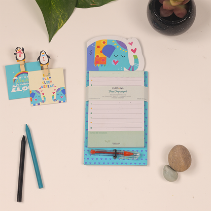 Stay Organised Magnetic Notepad – Gentle Elephant