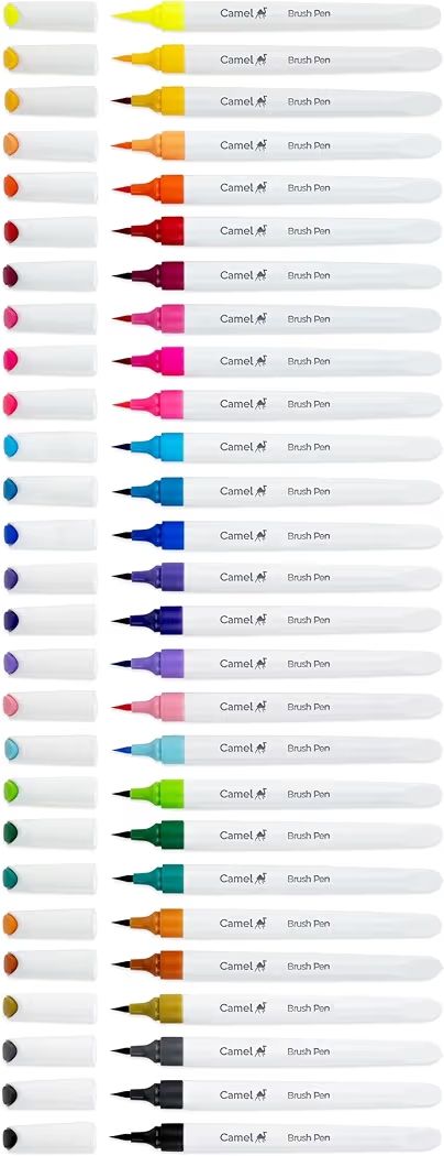 Camel Brush Pens - 27 Shades, 1 pc