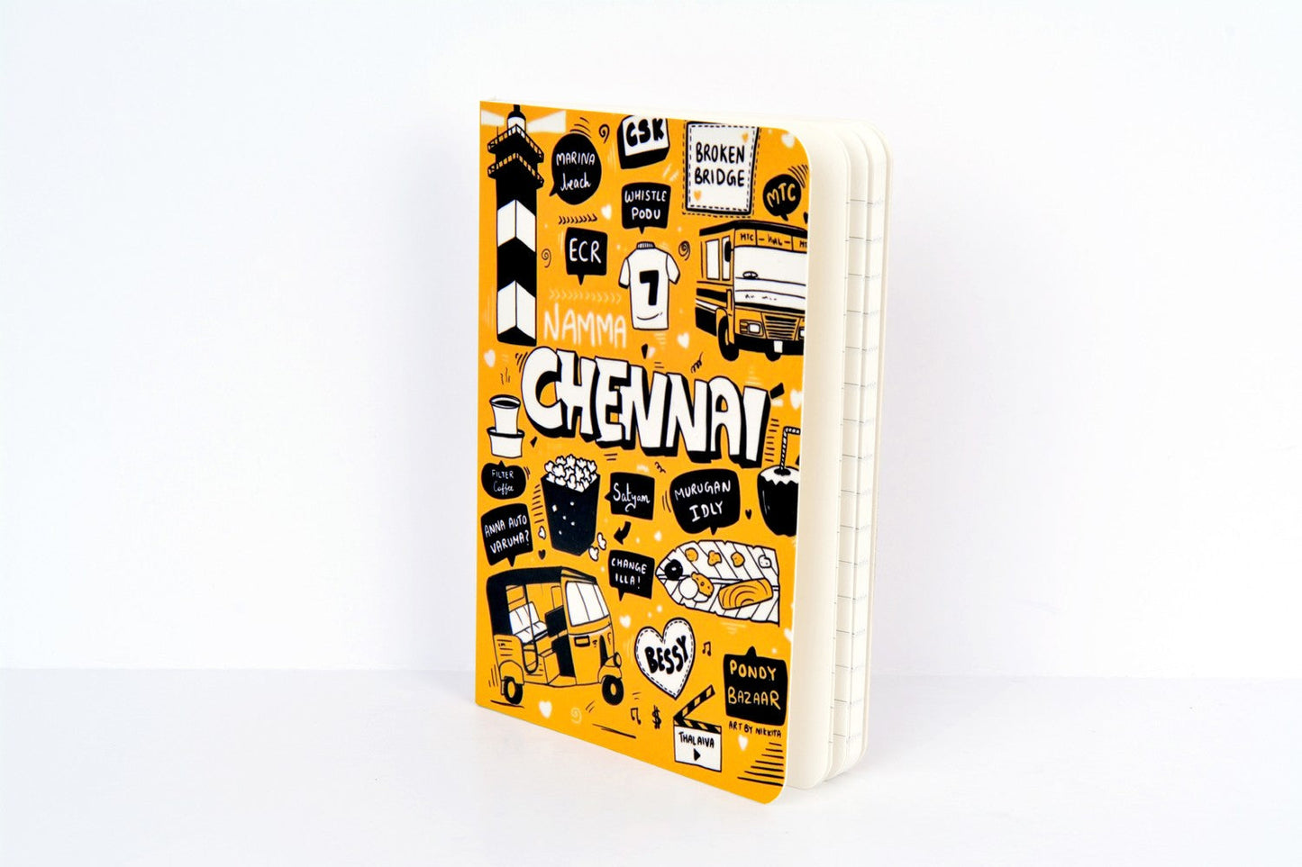 Chennai A6 Softbound Travel Notebooks