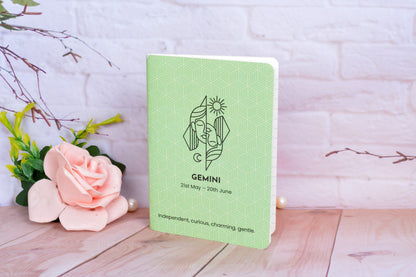 Geo Gemini A6 Zodiac Notebooks
