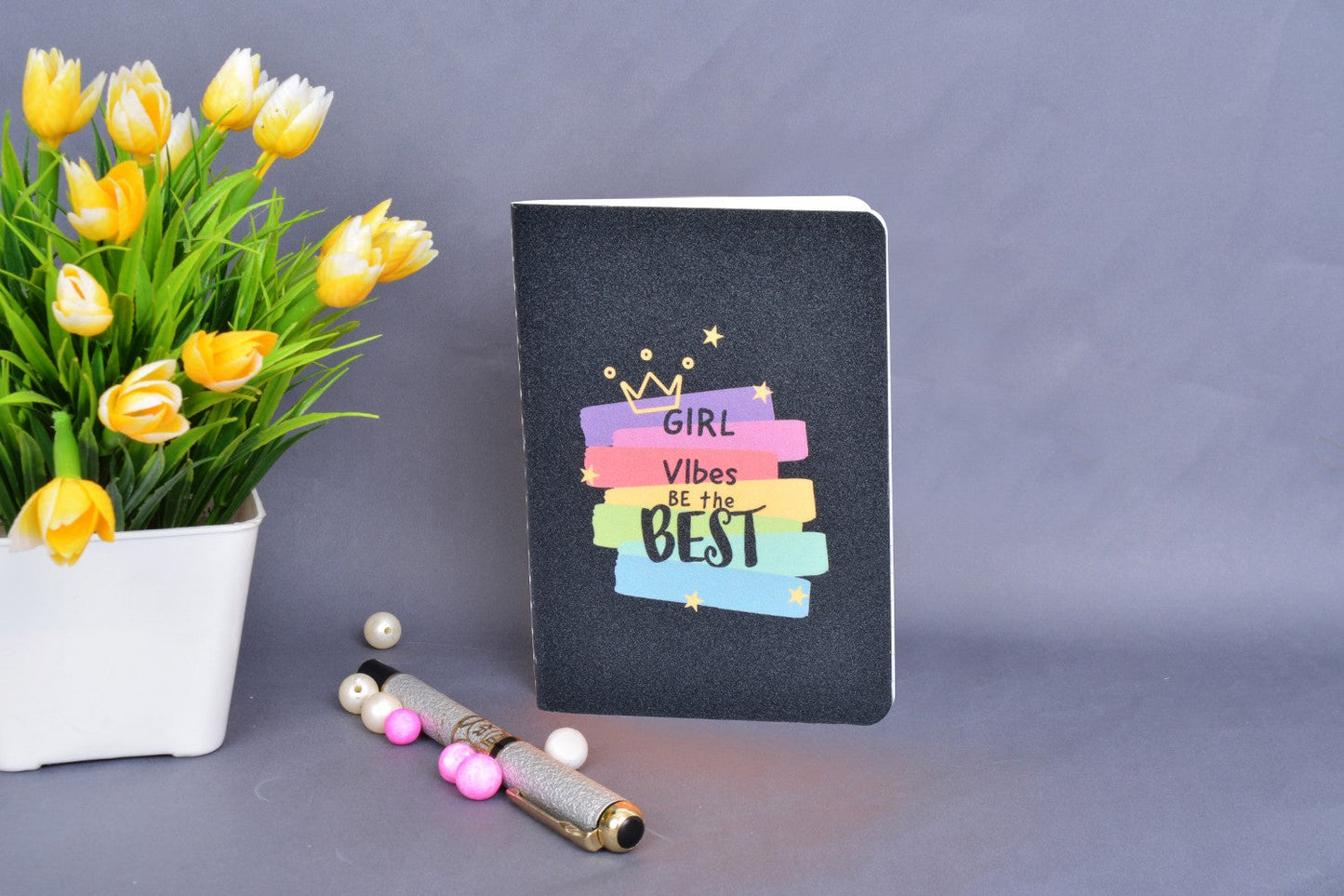 Girl Vibes A6 Sparkle Notebooks