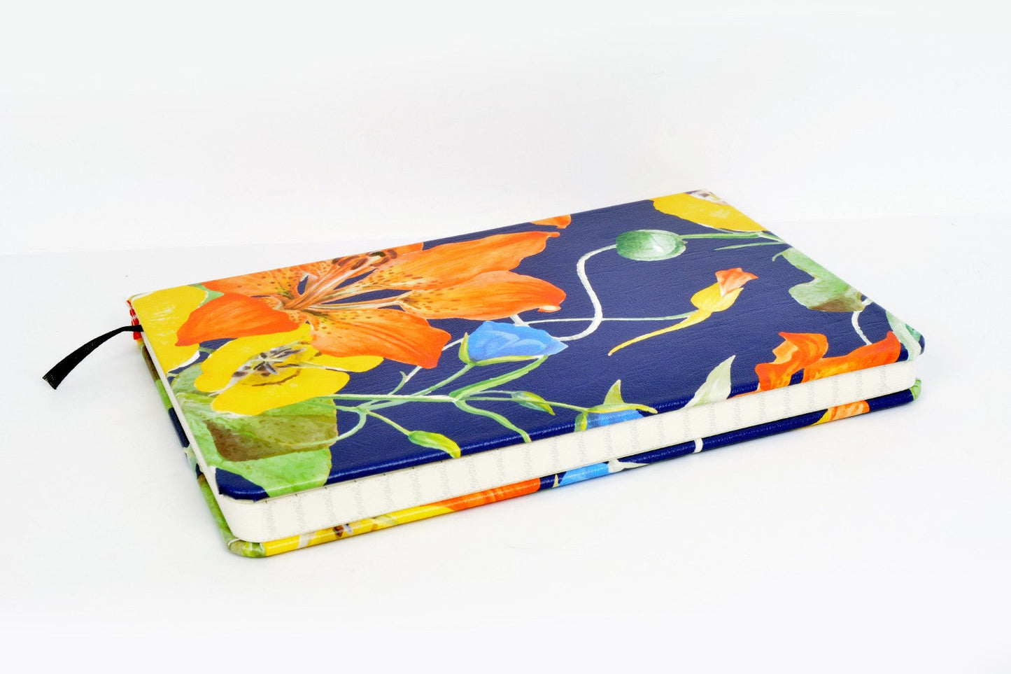 Floral Glory A5 Printed Vegan Leather Hardbound Notebook
