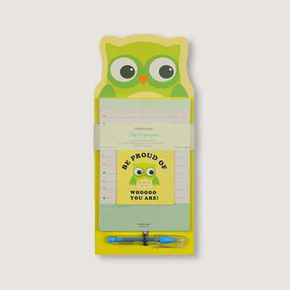 Stay Organised Magnetic Notepad – Wise Owl