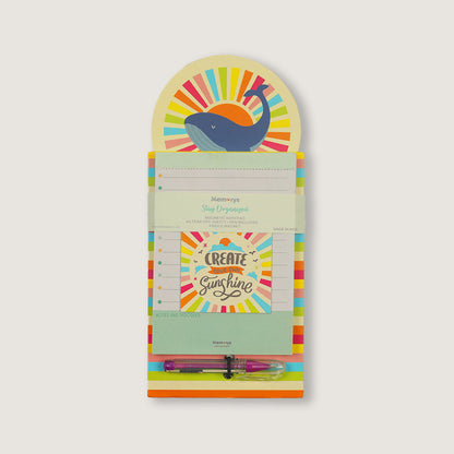 Stay Organised Magnetic Notepad – Fun Whale