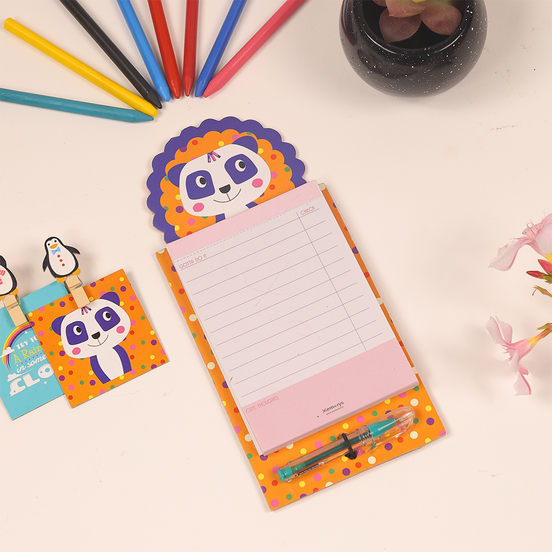 Stay Organised Magnetic Notepad – Panda