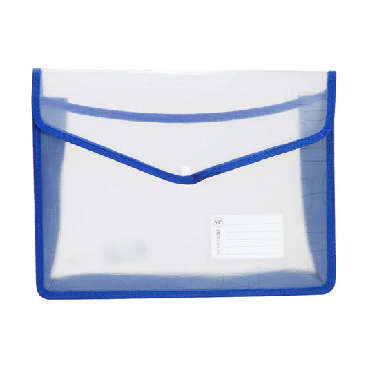 Worldone Flexi Document Bag Button Folder