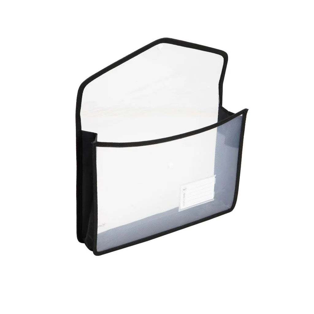 Worldone Flexi Document Bag Button Folder